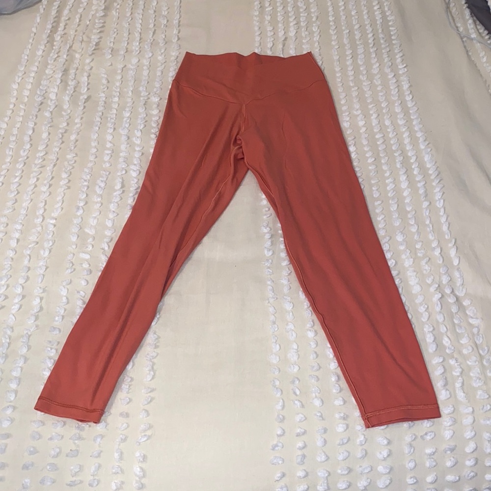 Aerie cross over peach leggings
